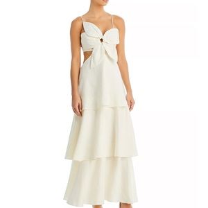 GORGEOUS Farm white dress! BRAND NEW with tags